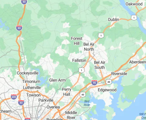 Service Area Map in Your Area